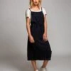RVCA Fortune Midi Overall In Black Dress -Billabong Fashion Store HS1559175774