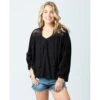 Rip Curl Hidden Shores Top In Black Shirt -Billabong Fashion Store HS1579137436