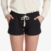 Roxy Oceanside Linen In Black Shorts -Billabong Fashion Store HS1594075284
