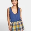 RVCA Minted In Blue Tank Top -Billabong Fashion Store HS1598373952