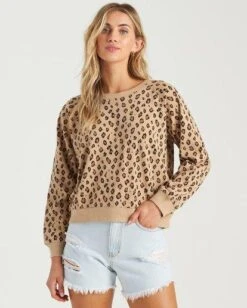 Billabong Sun Shrunk In Animal (Ani) Sweatshirt