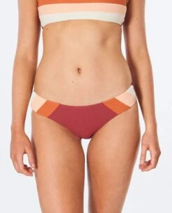 Rip Curl Golden Days Block Good Pant In Maroon