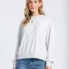 Billabong Stayin In Fleece In Ice Heather (Ich) Sweatshirt -Billabong Fashion Store HS1605213802