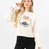 Rip Curl Ultimate Wave Crop Long Sleeve In White Shirt -Billabong Fashion Store HS1605298075