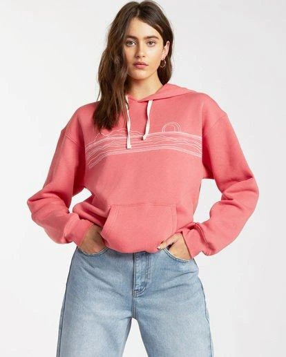 Billabong Coastal View In Red Sweatshirt 3 Billabong Coastal View In Red Sweatshirt