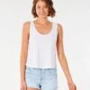 Rip Curl Longboard In White Tank Top -Billabong Fashion Store HS1610390547