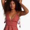 Roxy Simple Blossom In Marsala (Mpd0) Tank Top -Billabong Fashion Store HS1611612465