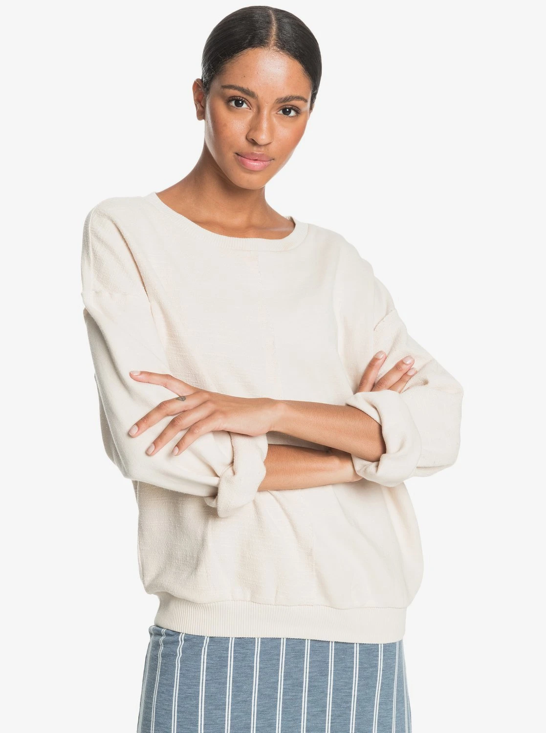 Roxy Could It Be Mine In Tapioca (Teh0) Sweatshirt 3 Roxy Could It Be Mine In Tapioca (Teh0) Sweatshirt