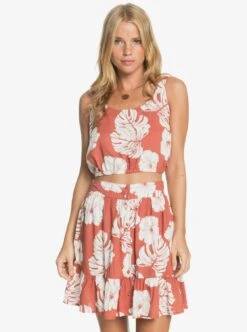 Roxy Silver Glow Strappy Tank Top