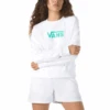 Vans The Flying V Boxy Crew In White Sweatshirt -Billabong Fashion Store HS1611790787