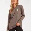 Billabong WoADIV Long Sleeve Tee Shirt In Storm (Stm) -Billabong Fashion Store HS1612203898