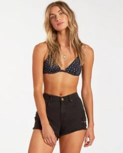 Billabong Drift Away Denim In Black Shorts