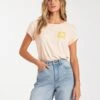 Billabong Shine On In Peach Shirt -Billabong Fashion Store HS1612467445