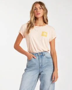 Billabong Shine On In Peach Shirt