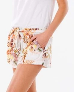 Rip Curl Tallows In White Shorts