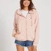 Volcom Moonstoned Zip Hoodie In Pink Sweatshirt -Billabong Fashion Store HS1614900904