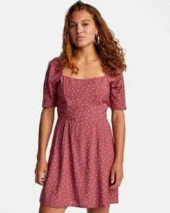 RVCA Peachy In Plum Berry (Pby) Dress
