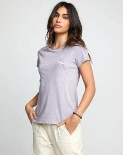 RVCA Neon Parrot In Lilac Shirt