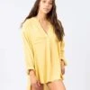 Rip Curl Classic Surf In Gold Shirt 1 Rip Curl Classic Surf In Gold Shirt -Billabong Fashion Store HS1616461471