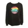 Sunset Bear In Black Sweatshirt -Billabong Fashion Store HS1617149249