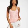 Billabong Little Love Knit In Guava Tank Top -Billabong Fashion Store HS1617394610