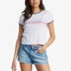 Roxy Americana Stars And Stripes In White Shirt -Billabong Fashion Store HS1617911685
