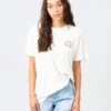 Rip Curl Bloom Oversized Tee Shirt In Bone -Billabong Fashion Store HS1618526295
