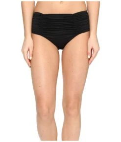 Seafolly Gathered Front Retro Pants (black)