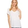 HURLEY Perfect V Short Sleeve Tee (white) -Billabong Fashion Store Z4260807