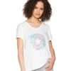Converse Palm Print Cp Fill Femme Tee (white) -Billabong Fashion Store Z4314135