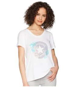 Converse Palm Print Cp Fill Femme Tee (white)