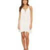 Roxy Softly Love Solid Dress Cover-up (marshmallow) -Billabong Fashion Store Z4329838