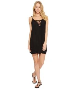 Roxy Softly Love Solid Dress Cover-up (anthracite)